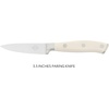image:imageSur La Table Kitchen Essential Tasting Kitchen German Steel Paring Knife 35Inch Stainless Steel Blade  Professional Kitchen Knife with White Handle and Forged Full Tang