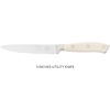 image:imageSur La Table Kitchen Essential Tasting Kitchen German Steel Slicer Knife 8Inch Stainless Steel Blade  Professional Kitchen Knife with White Handle and Forged Full TangEggshell White 5 Utility