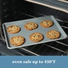 image:imageSur La Table Kitchen Essentials Bake Sale 3Piece Cookie Sheet Set  Nonstick Carbon Steel Baking Pans 13 15 18 Inch  Grey EasyClean Oven Trays for Cookies Roasting amp MoreLinen White
