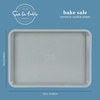 image:imageSur La Table Kitchen Essentials Bake Sale 3Piece Cookie Sheet Set  Nonstick Carbon Steel Baking Pans 13 15 18 Inch  Grey EasyClean Oven Trays for Cookies Roasting amp MoreLinen White