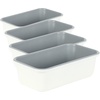 image:imageSur La Table Kitchen Essentials Bake Sale 3Piece Cookie Sheet Set  Nonstick Carbon Steel Baking Pans 13 15 18 Inch  Grey EasyClean Oven Trays for Cookies Roasting amp MoreLinen White