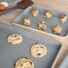 image:imageSur La Table Kitchen Essentials Bake Sale 3Piece Cookie Sheet Set  Nonstick Carbon Steel Baking Pans 13 15 18 Inch  Grey EasyClean Oven Trays for Cookies Roasting amp MoreLinen White