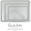 image:imageSur La Table Kitchen Essentials Bake Sale 3Piece Cookie Sheet Set  Nonstick Carbon Steel Baking Pans 13 15 18 Inch  Grey EasyClean Oven Trays for Cookies Roasting amp MoreLinen White