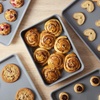 image:imageSur La Table Kitchen Essentials Bake Sale 3Piece Cookie Sheet Set  Nonstick Carbon Steel Baking Pans 13 15 18 Inch  Grey EasyClean Oven Trays for Cookies Roasting amp MoreLinen White