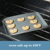 image:imageSur La Table Kitchen Essentials Bake Sale 3Piece Cookie Sheet Set  Nonstick Carbon Steel Baking Pans 13 15 18 Inch  Grey EasyClean Oven Trays for Cookies Roasting amp MoreLinen White