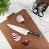 image:imageSur La Table Kitchen Essentials Tasting Kitchen HighCarbon German Steel 7 Piece Full Tang Forged Cutlery Knife Block Set  Eggshell White WAshwood BlockBlack