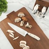 image:imageSur La Table Kitchen Essentials Tasting Kitchen HighCarbon German Steel 7 Piece Full Tang Forged Cutlery Knife Block Set  Eggshell White WAshwood BlockEggshell White w Ashwood Block