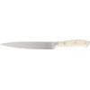 image:imageSur La Table Kitchen Essentials Tasting Kitchen HighCarbon German Steel 7 Piece Full Tang Forged Cutlery Knife Block Set  Eggshell White WAshwood BlockEggshell White w Ashwood Block