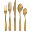 image:imageGibson Home Ravidia Black Heavy Gauge Flatware Cutlery Silverware Set 20 Pieces Stainless Steel Colorful Utensils Tableware Set Service for 4Hulton Gold Polish