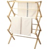 image:imageGibson Home Riverrun Foldable Bamboo Drying Rack for Clothes Towels Blankets  2Tier Collapsible Laundry Drying Rack SpaceSaving Air Dry Stand for Indoor amp Outdoor Use  Pre Assembled
