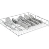 image:imageGibson Home South Bay 65Piece Stainless Steel Flatware Utensil Set with Wire Caddy  Silverware Service for 12 Plus Hostess Serving Pieces