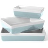 image:imageMartha Stewart Broadbrook Ceramic Bakeware 13x9 Inch Rectangular Baking Dish with Handles Cream Glazed Stoneware for Casseroles Lasagna Roasts amp Desserts Oven amp Dishwasher SafeDusty Blue