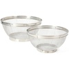 image:imageMartha Stewart Covello Stainless Steel Mesh Colander Set 2Pieces Silve