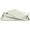 image:imageMartha Stewart Gallen 3Piece Cookie Sheet Set  13 15 17 Baking Pans Ceramic Nonstick PFAFree Carbon Steel  Oven Safe to 450F WarpResistant Easy to Clean  TaupeLinen White