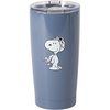 image:imagePeanuts Snoopy Stay Chill 17 oz Insulated Stainless Steel Tumbler with Lid Double Wall Thermal Drink Cup for Hot amp Cold Beverages White Cool SnoopyBlue