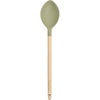 image:imageSur La Table Kitchen Essential Chefs Toolkit Silicone Soup Ladle with Beechwood handle  TaupeJuniper Green SiliconeBeechwood