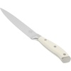 image:imageSur La Table Kitchen Essential Tasting Kitchen German Steel Slicer Knife 8Inch Stainless Steel Blade  Professional Kitchen Knife with White Handle and Forged Full TangEggshell White 8 Slicer