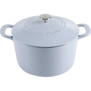 image:imageMartha Stewart Gatwick 7 QT Enamel Cast Iron Dutch Oven  Navy Blue HeavyDuty Durable Dutch Oven for Slow Cooking Braising and BakingLavender