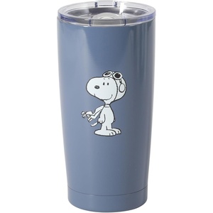 image:imagePeanuts Snoopy Stay Chill 17 oz Insulated Stainless Steel Tumbler with Lid Double Wall Thermal Drink Cup for Hot amp Cold Beverages White Cool SnoopyBlue