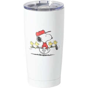 image:imagePeanuts Snoopy Stay Chill 17 oz Insulated Stainless Steel Tumbler with Lid Double Wall Thermal Drink Cup for Hot amp Cold Beverages White Cool SnoopyWhite Sporty Snoopy