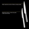image:imageBabish 5 Piece 14116 German Steel Magnetic Knife Block Set Babish 5Piece Forged Kitchen Knife Block Set  14116 German Steel Cutlery with Magnetic Knife Holder  Professional Chef Knife SetStainless Blade  Handle