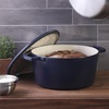 image:imageBabish 6Quart Round Enameled Cast Iron Dutch Oven with Lid  Red HeavyDuty Dutch Oven for Slow Cooking Braising amp BakingBlue