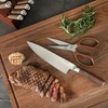 image:imageBabish HighCarbon 14116 German Steel 15 Piece Full Tang Forged Cutlery Kitchen Knife Block Set  Dark Pakka Wood HandleStainless BladeDark Pakka Wood Handle