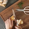 image:imageBabish HighCarbon 14116 German Steel 15 Piece Full Tang Forged Cutlery Kitchen Knife Block Set  Dark Pakka Wood HandleStainless BladeLight Pakka Wood Handle