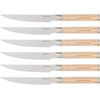 image:imageBabish HighCarbon 14116 German Steel 15 Piece Full Tang Forged Cutlery Kitchen Knife Block Set  Dark Pakka Wood HandleStainless BladeLight Pakka Wood Handle