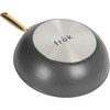 image:imagefrk AllInOne Platinum NonStick Fry Pan Skillet Meets Wok with Lid 11Inch Black amp GoldBlack  Gold Ceramic NonStick
