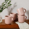 image:imageBloomhouse  Two Time Oprahs Favorite Things Winner  Corsica Clay 12 Piece Stoneware Rustic Reactive Glaze Dinnerware Set  Stackable Plates and Bowls Set Service for 4  Matte Sea Salt WhiteProsecco Blush Pink