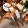 image:imageBloomhouse 35 Inch German Steel Paring Knife WWalnut Wood Forged HandleCheese Knife Set Olive Wood