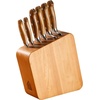 image:imageBloomhouse 35 Inch German Steel Paring Knife WWalnut Wood Forged HandleKnife Block Set Olive Wood