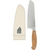 image:imageBloomhouse 35 Inch German Steel Paring Knife WWalnut Wood Forged HandleSantoku Knife  Wood Handle