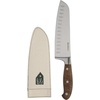 image:imageBloomhouse 35 Inch German Steel Paring Knife WWalnut Wood Forged HandleSantoku Knife Walnut Wood