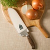 image:imageBloomhouse 35 Inch German Steel Paring Knife WWalnut Wood Forged HandleSantoku Knife Walnut Wood