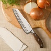 image:imageBloomhouse 35 Inch German Steel Paring Knife WWalnut Wood Forged HandleSantoku Knife Walnut Wood