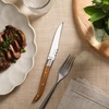 image:imageBloomhouse 35 Inch German Steel Paring Knife WWalnut Wood Forged HandleSteak Knife Set Olive Wood