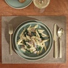 image:imageGibson Elite Liberty Bay 16Piece Pottery Clay Stoneware Dinnerware Set  Mint Green Reactive Glaze Stackable Plates and Bowls WPasta Bowl Service for 4  Microwave amp Dishwasher SafeMint Green Liberty Bay