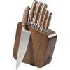 Knife Block Set (Walnut Wood)