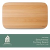 image:imageBloomhouse  Two Time Oprahs Favorite Things Winner  12 x 8Inch Italian Beech Wood Cutting Board  Made in Lake Como Italy OilCoated Small Chopping Board for Kitchen and Food PrepBeech Wood