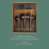 image:imageBloomhouse  Two Time Oprahs Favorite Things Winner  20 Piece Stone Washed Flatware 1810 Stainless Steel Silverware Cutlery Utensil Set With Acacia Wood Caddy  Service for 4Black