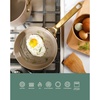 image:imageBloomhouse 15Piece Ceramic Nonstick Cookware Set Two Time Oprahs Favorite Things HeavyGauge Aluminum Pots and Pans Set PFAS amp PFOA amp PTFE Free Ceramic Cookware Oven Safe to 500F CappuccinoCappuccino Cream w Gold Handle