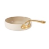image:imageBloomhouse 15Piece Ceramic Nonstick Cookware Set Two Time Oprahs Favorite Things HeavyGauge Aluminum Pots and Pans Set PFAS amp PFOA amp PTFE Free Ceramic Cookware Oven Safe to 500F CappuccinoAlmond Cream w Gold Handle
