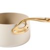 image:imageBloomhouse 15Piece Ceramic Nonstick Cookware Set Two Time Oprahs Favorite Things HeavyGauge Aluminum Pots and Pans Set PFAS amp PFOA amp PTFE Free Ceramic Cookware Oven Safe to 500F CappuccinoAlmond Cream w Gold Handle