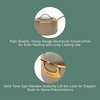 image:imageBloomhouse 15Piece Ceramic Nonstick Cookware Set Two Time Oprahs Favorite Things HeavyGauge Aluminum Pots and Pans Set PFAS amp PFOA amp PTFE Free Ceramic Cookware Oven Safe to 500F CappuccinoCappuccino Cream w Gold Handle