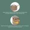 image:imageBloomhouse 15Piece Ceramic Nonstick Cookware Set Two Time Oprahs Favorite Things HeavyGauge Aluminum Pots and Pans Set PFAS amp PFOA amp PTFE Free Ceramic Cookware Oven Safe to 500F CappuccinoCappuccino Cream w Gold Handle