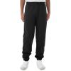 imageJERZEES Youth Nublend Fleece Sweatpants without Pockets Covered Elastic Waistband Cotton Blend Sizes SXLBlack