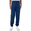 imageJERZEES Youth Nublend Fleece Sweatpants without Pockets Covered Elastic Waistband Cotton Blend Sizes SXLNavy