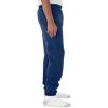 imageJERZEES Youth Nublend Fleece Sweatpants without Pockets Covered Elastic Waistband Cotton Blend Sizes SXLNavy